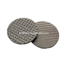 sintered metal fiber filter media fabric 316L stainless steel felt for membrane support